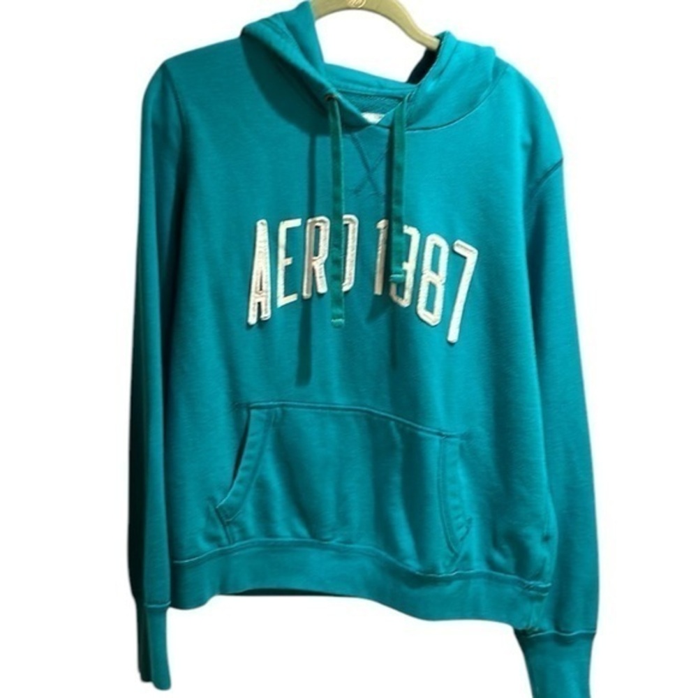 Aeropostale Women’s teal pullover hoodie Size XXL